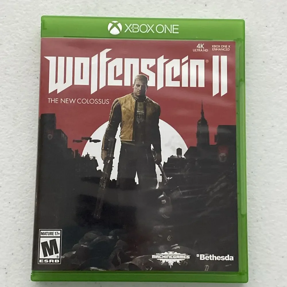 Xbox One Bundle Lot 4 Games Gears Of War 4 Ultimate Ed Fallout 76 Wolfenstein 2